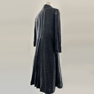 British style linen coat