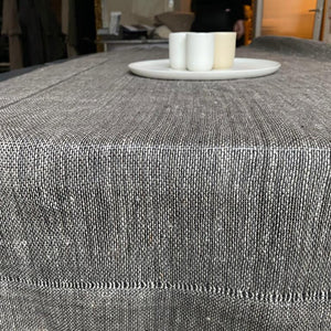 Linen tablecloth 160x300cm in natural and anthracite