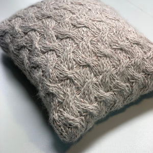 Alpaca Wool cushion 60x35cm in sand