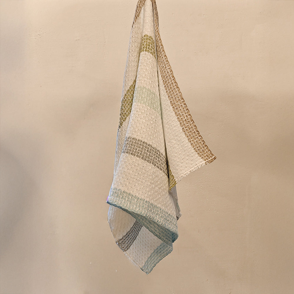 Linen kitchen towel in white  45x75 cm