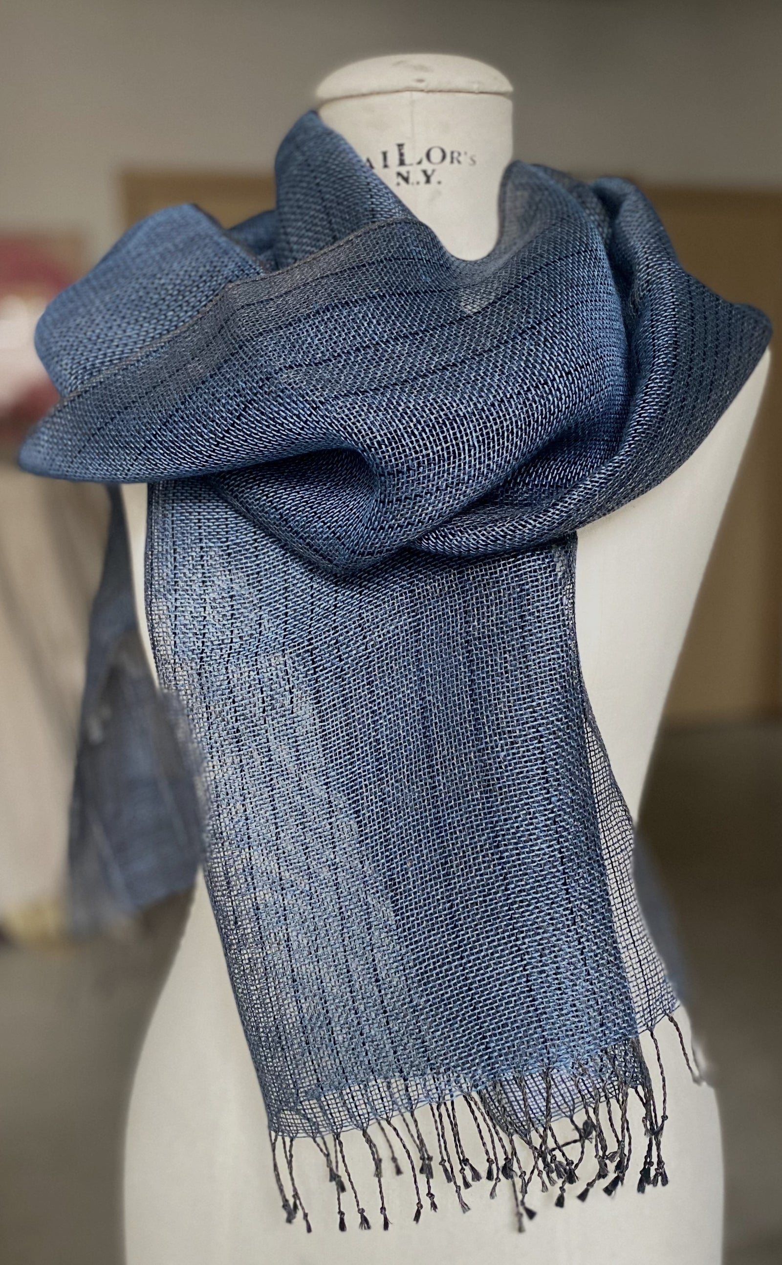 Linen scarf TR MIX 60x200 cm