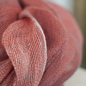 Double layer linen scarf