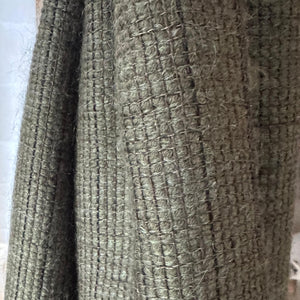 Linen mohair scarf 50x180cm in green