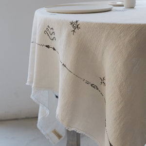 LINEN TABLECLOTH IEVA M 150x150 cm