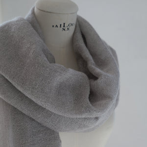 Cashmere scarf in beige 80x200 cm