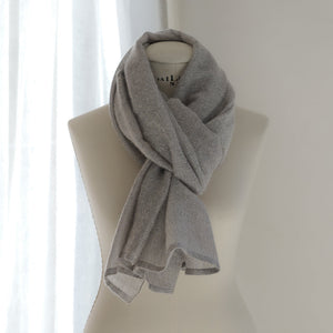 Cashmere scarf in beige 80x200 cm