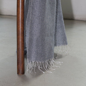 Cashmere throw dusty blue 135x200 cm