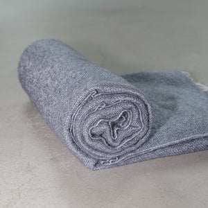 Cashmere throw dusty blue 135x200 cm