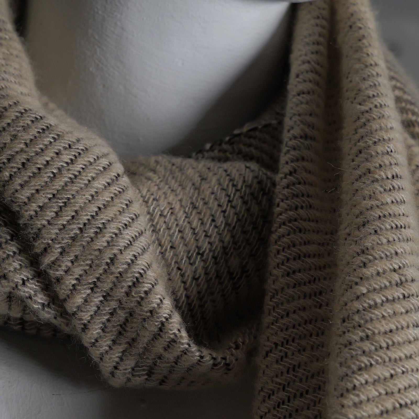 Cashmere scarf Trinis, 70x200 cm, sand colour