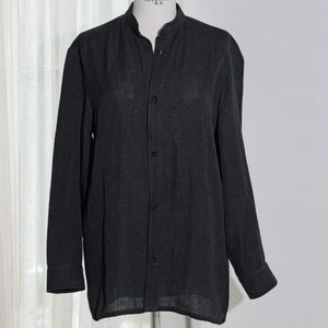 Lina krekls unisex melns S/M