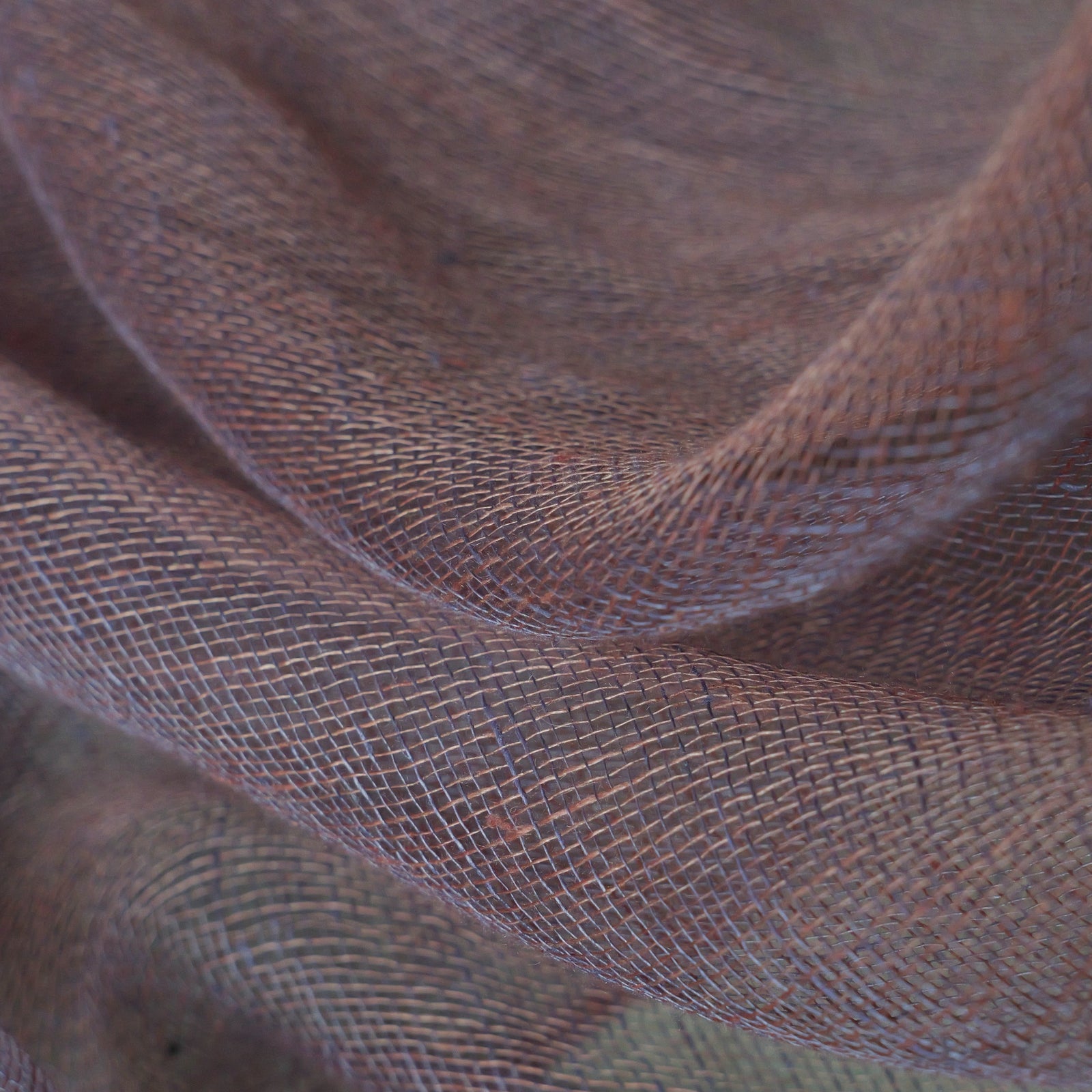 Linen tablecloth in rusty blue colour 180x280 cm