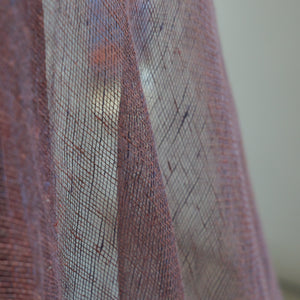 Linen tablecloth in rusty blue colour 180x280 cm