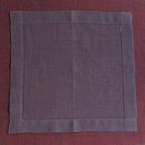 Lina salvete plūmju krāsā 50x50 cm