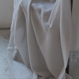 Cashmere throw, 140x200 cm, warm gray