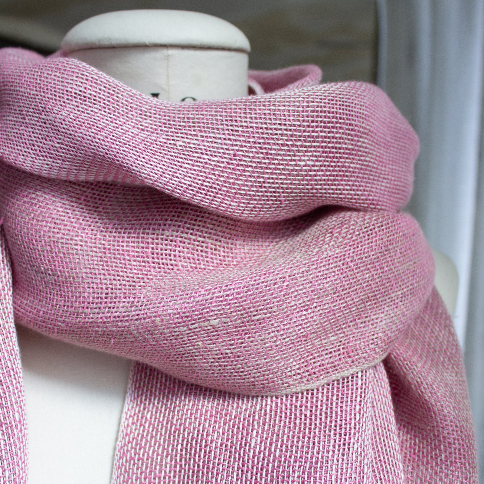 Linen scarf Dubl Dal 70x220 cm