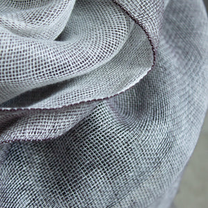Double layer scarf in grape 50x200 cm