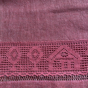 Table runner Ieva in red 50x180 cm