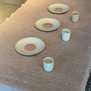 Table runner Anna M in Creamy Puder 65x155 cm
