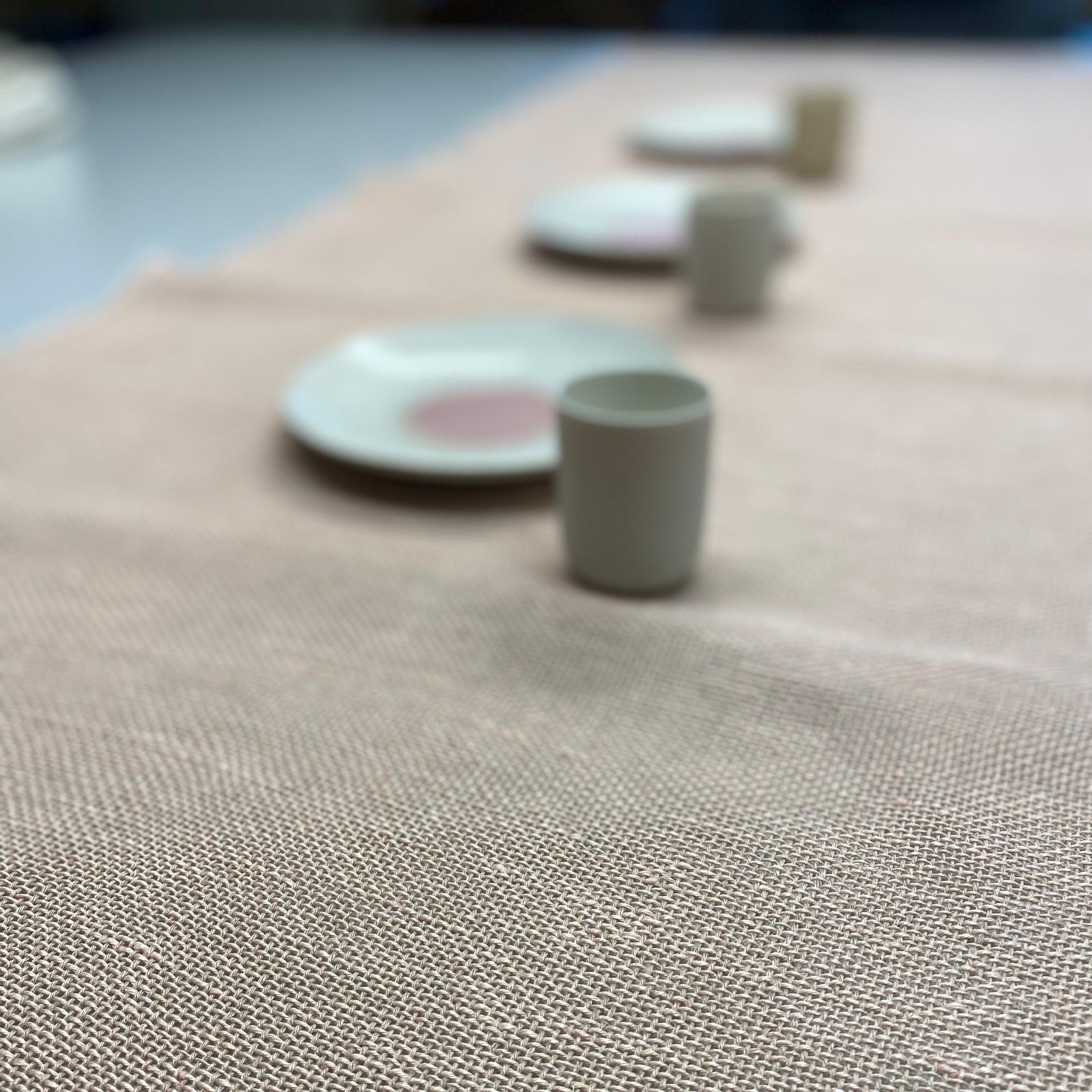 Table runner Anna M in Creamy Puder 65x155 cm