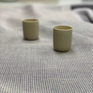 Table runner Tinita in Mint - Aubergine 50x150 cm