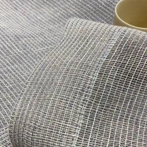 Table runner Tinita in Mint - Aubergine 50x150 cm