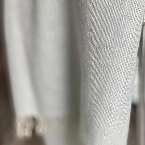Linen Wool throw TR Gold Mix Pl Reg 105x220cm