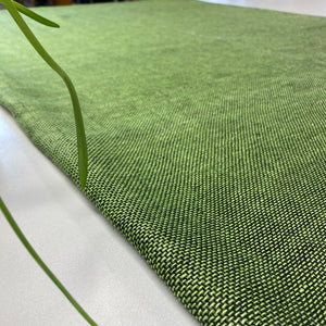 Linen tablecloth TR Black+SPGreen+zigs 180x230 cm