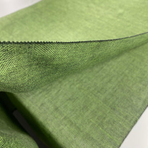 Linen tablecloth TR Black+SPGreen+zigs 180x230 cm