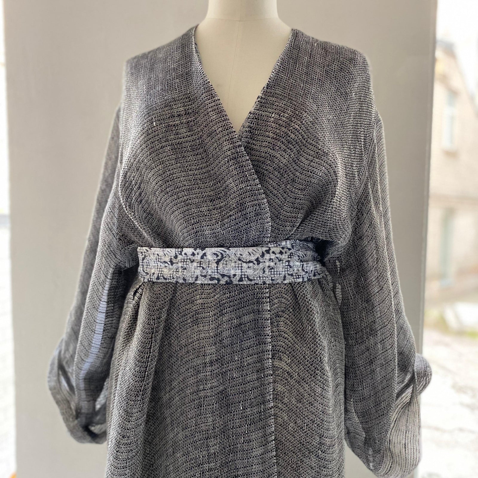Kimono Dress in grey