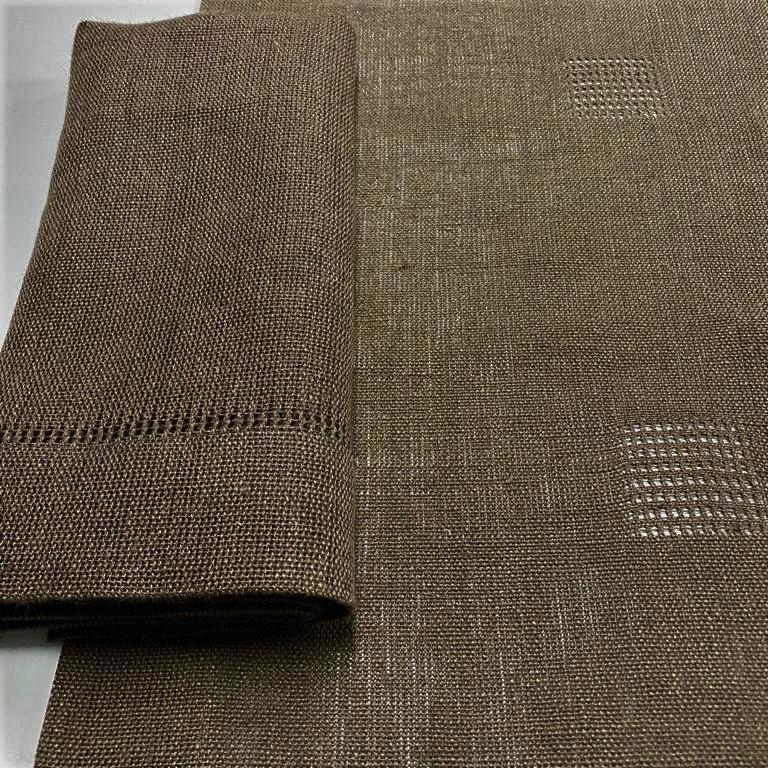 Linen napkin 50x50cm in anthracite