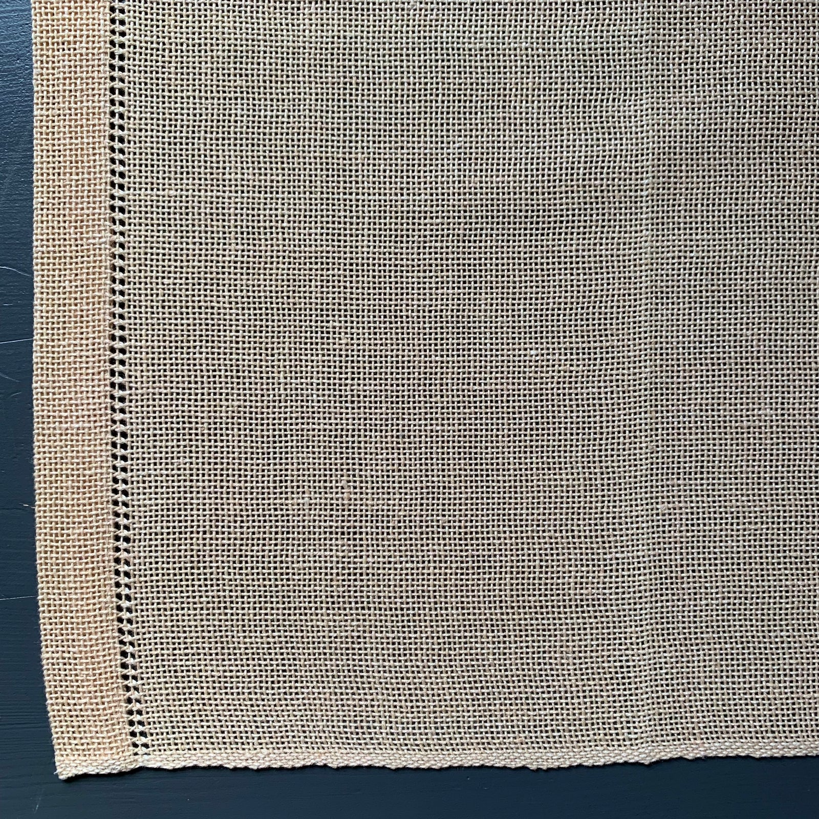 Linen Placemat Anna in peach 50x40cm