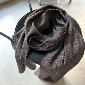 Linen wool scarf 50x220 cm