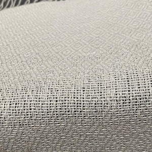 Linen jacquard tablecloth 120x210cm in white