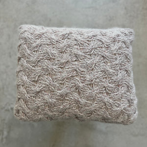Alpaca Wool cushion 60x35cm in sand