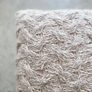 Alpaca Wool cushion 60x35cm in sand