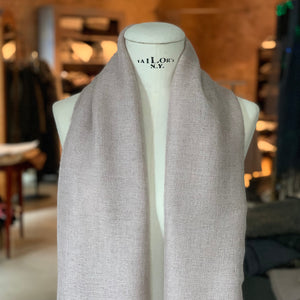 Double cashmere scarf 36x180cm in Powder Rose