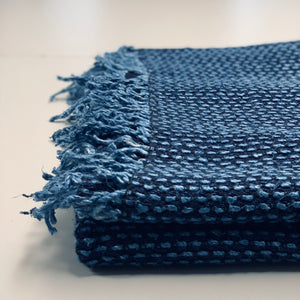 Linen throw in Navy Blue 150x175cm