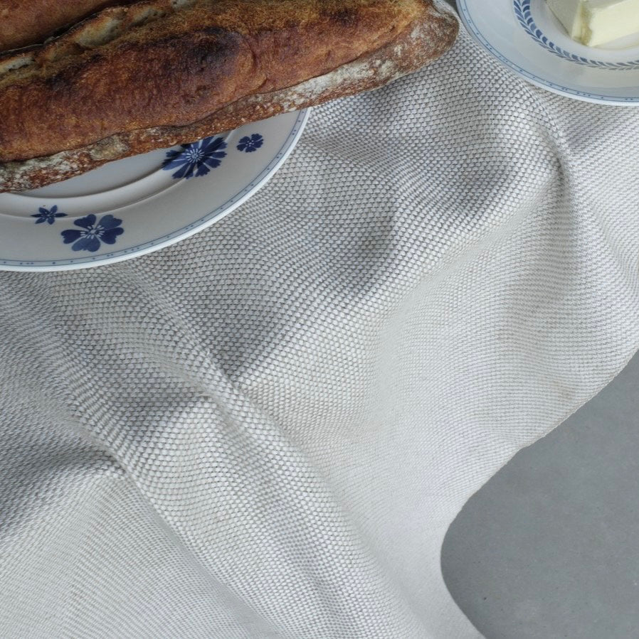 Linen table runner Plāce in natural 50x160/ 50x170 cm