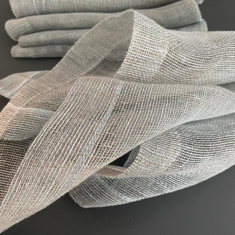 Linen napkin 45x45cm in blue grey