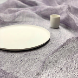 Tablecloth Tinita 180x300cm in aubergine