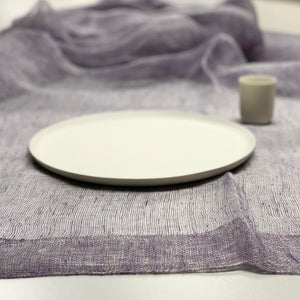 Tablecloth Tinita 180x300cm in aubergine