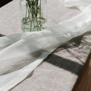 double layer linen tablecloth 180x180cm