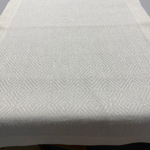 Linen table runner Skuja 50x170cm in white