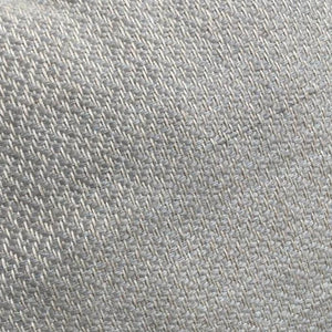 Linen Wool cushion Rombi 60x45cm in light grey with silver shine