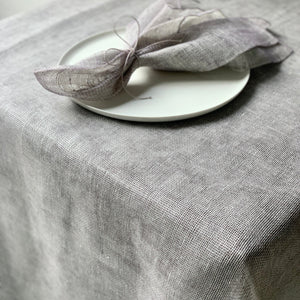 double layer linen tablecloth 180x180cm