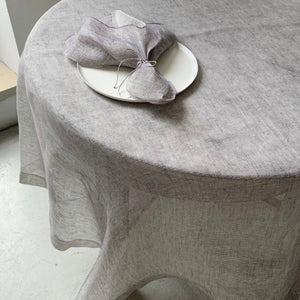 double layer linen tablecloth 180x180cm