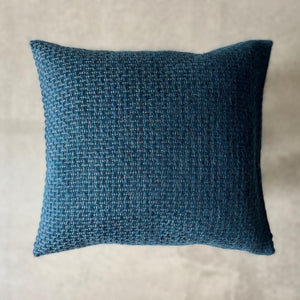 Linen wool cushion SM Mezgine 38x43 cm in blue