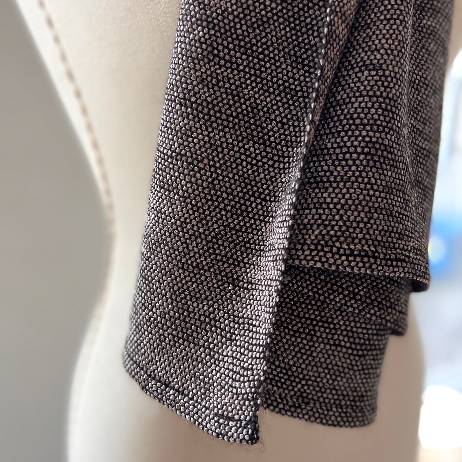 Linen wool scarf 50x220 cm